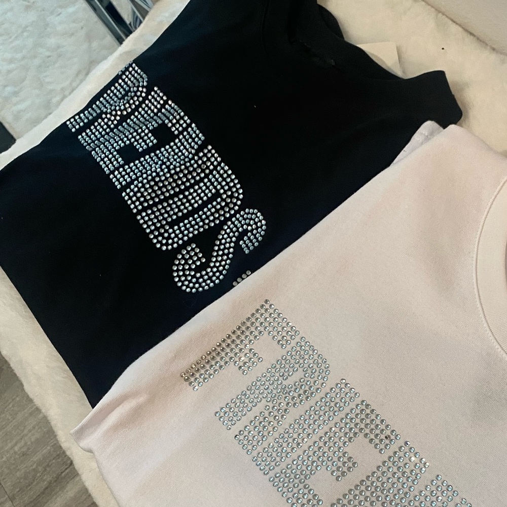 New vlone friends rhinestone shirt